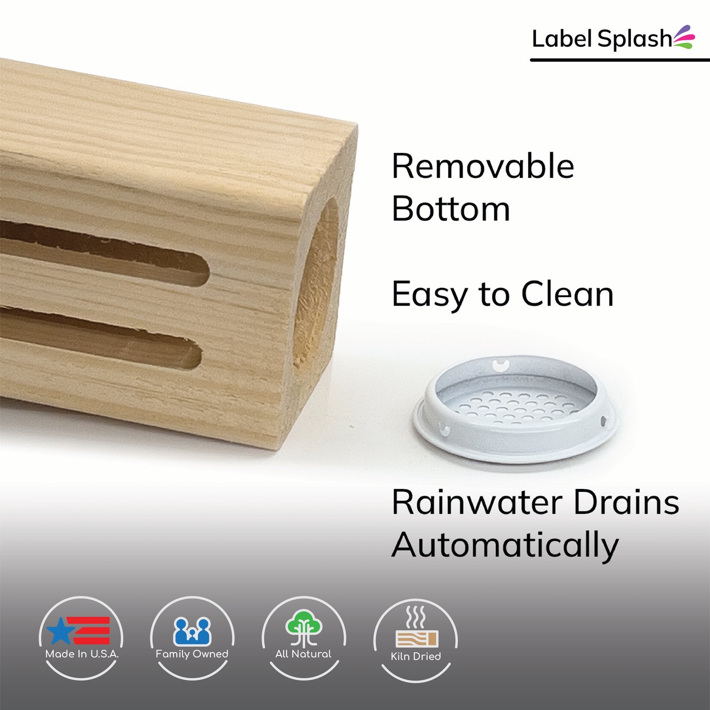 Butterfly House Outdoor Wooden Butterfly Shelter ā 1 or 2 Pack Butterfly Houses for Garden, Yard, Fence, Tree or Post ā Insect House Habitat for Butterflies ā Decorative Garden Box ā Made in USA