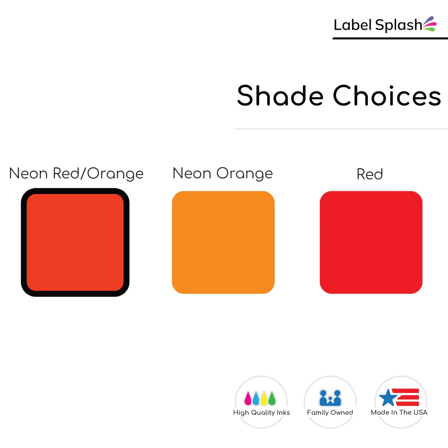 3/4" Square Color Stickers – 1000 Permanent Square Labels | Color Coding Square Stickers – Made in USA