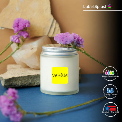 1" Square Color Stickers – 1000 Permanent Square Labels | Color Coding Square Stickers – Made in USA