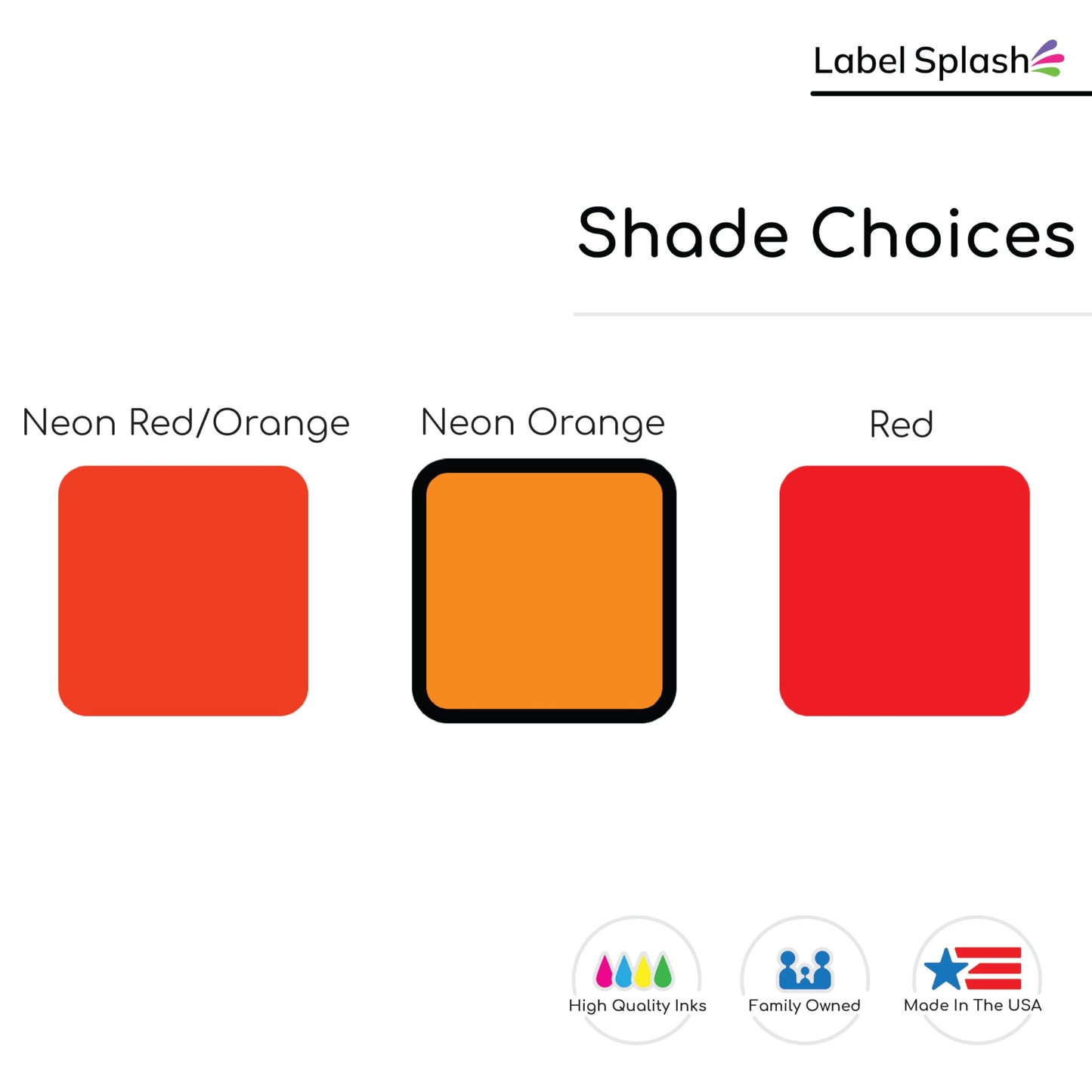 3/4" Square Color Stickers – 1000 Permanent Square Labels | Color Coding Square Stickers – Made in USA