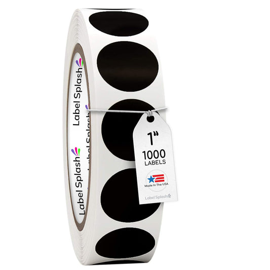 1" Color Dot Stickers – 1000 Permanent Round Labels – Color Coding Circle Stickers – Made in USA