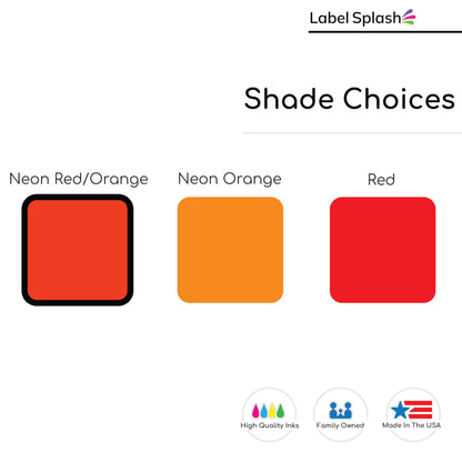 1" Square Color Stickers – 1000 Permanent Square Labels | Color Coding Square Stickers – Made in USA