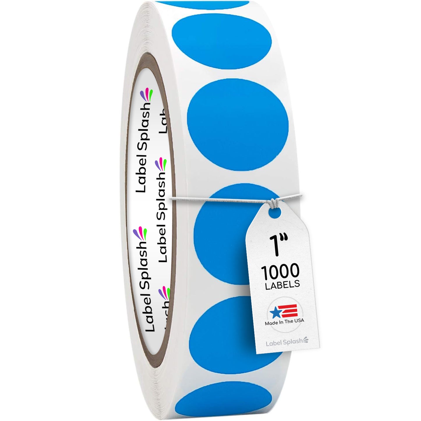 1" Color Dot Stickers – 1000 Permanent Round Labels | Color Coding Circle Stickers – Made in USA