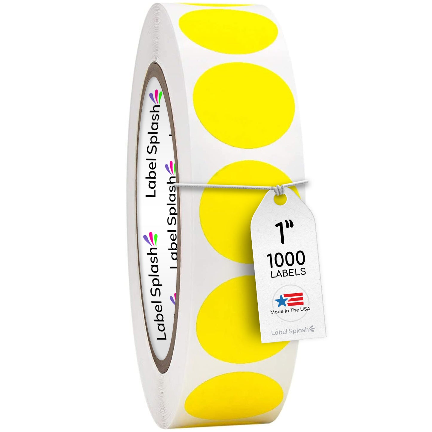 1" Color Dot Stickers – 1000 Permanent Round Labels | Color Coding Circle Stickers – Made in USA