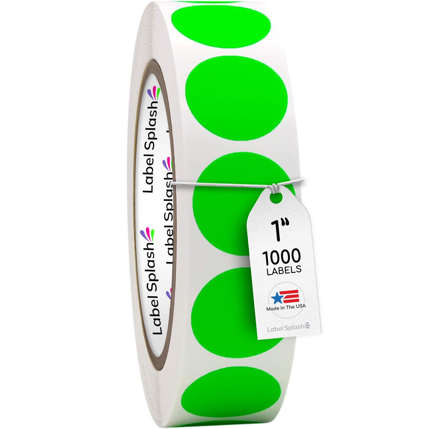 1" Color Dot Stickers – 1000 Permanent Round Labels | Color Coding Circle Stickers – Made in USA
