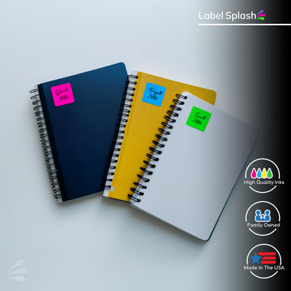 1" Square Color Stickers – 1000 Permanent Square Labels | Color Coding Square Stickers – Made in USA